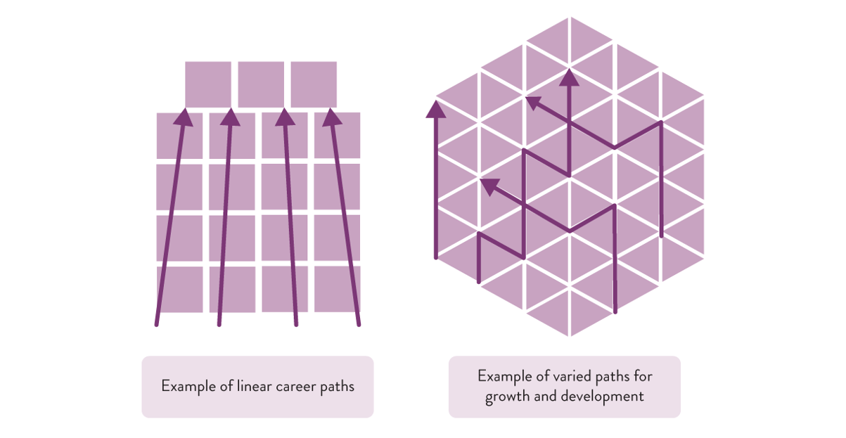 Career ladders vs. career lattices