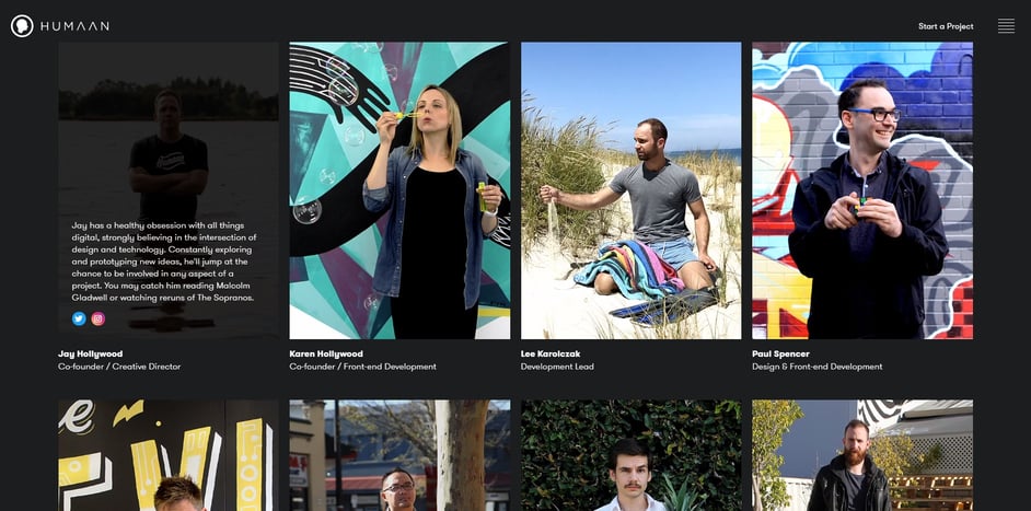 Humaan poznaj stronę zespołu