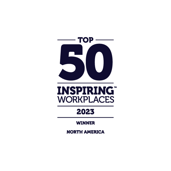 Top 50 Inspiring Workplaces Winner Award Image