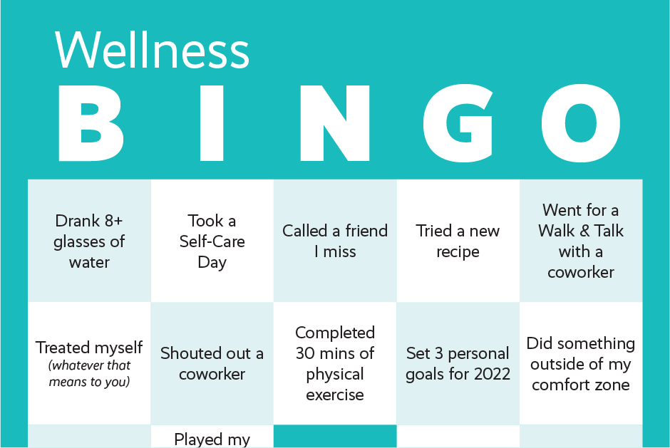 Plum Wellness Bingo Challenge