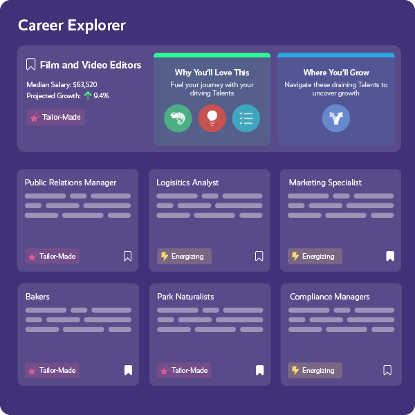 Discover roles that fit