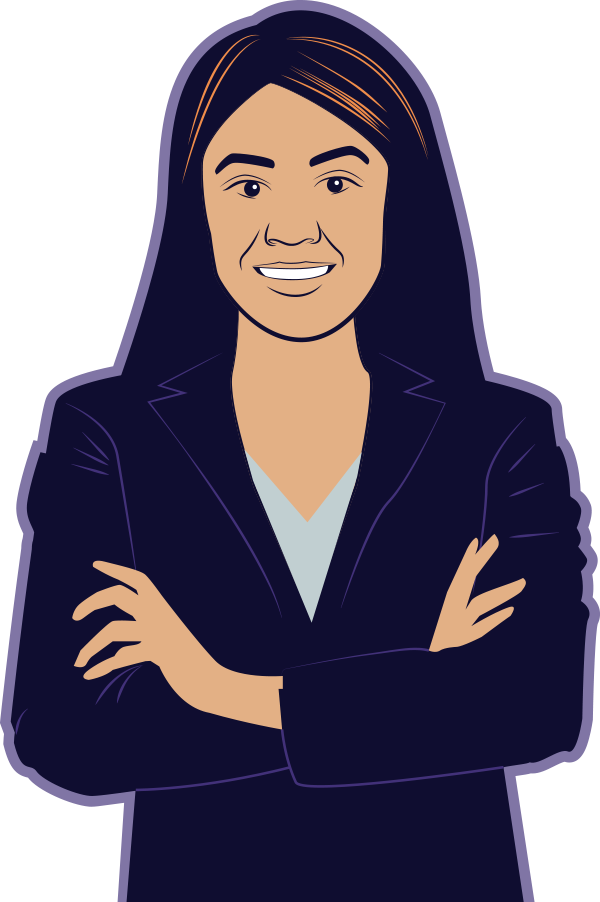 Illustration of a early career Finance employee.