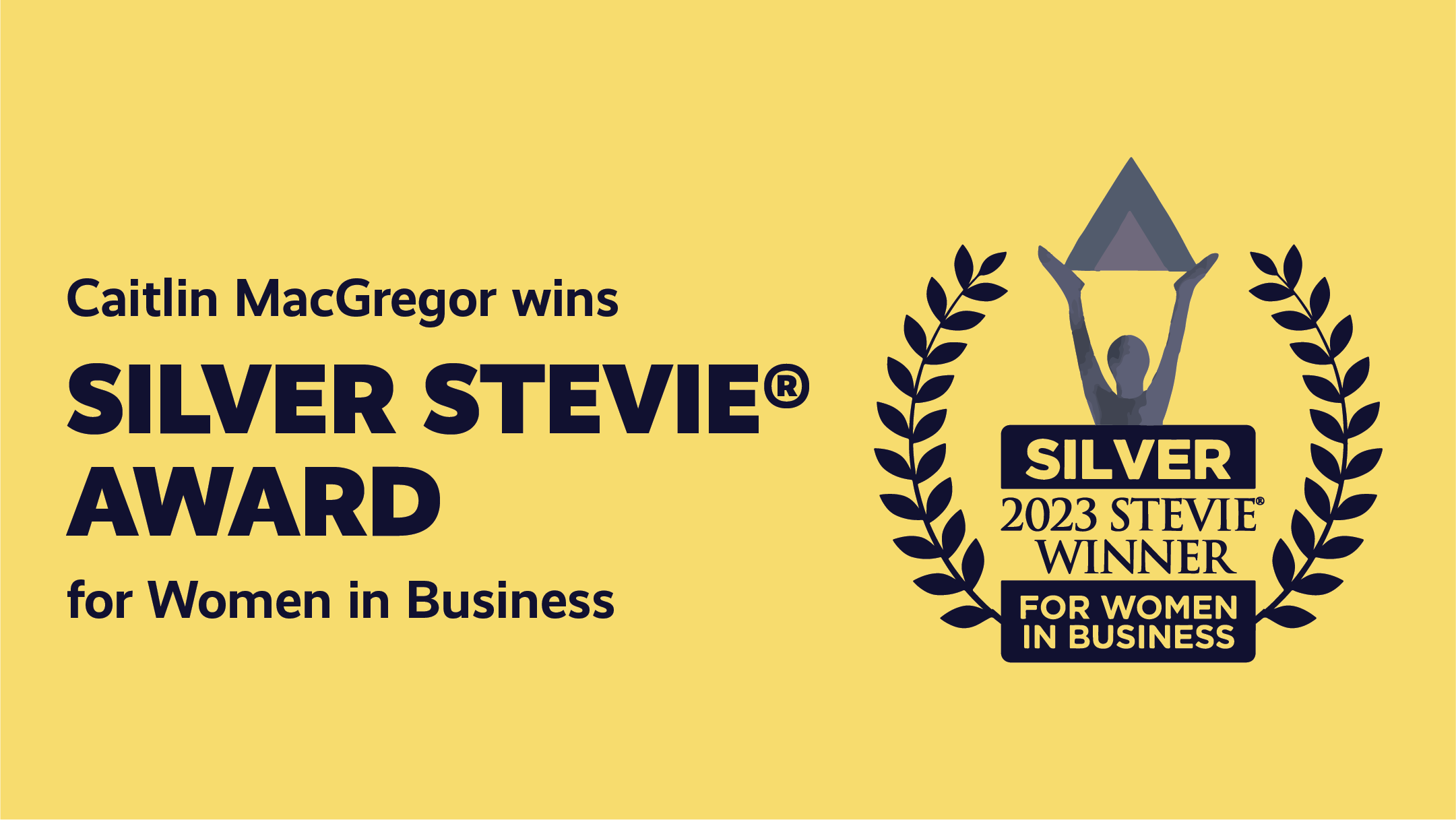 Plum CEO Caitlin MacGregor Wins Silver Stevie Award in 2023 Stevie Awards for Women in Business